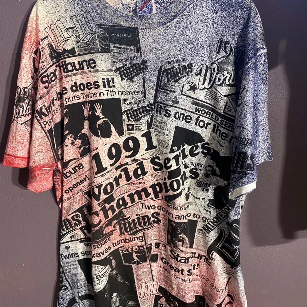 VINTAGE Minnesota Twins 91’ WS Champs Shirt